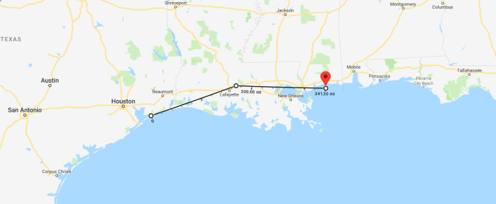 Map to Ship Island Simars de Bellisle